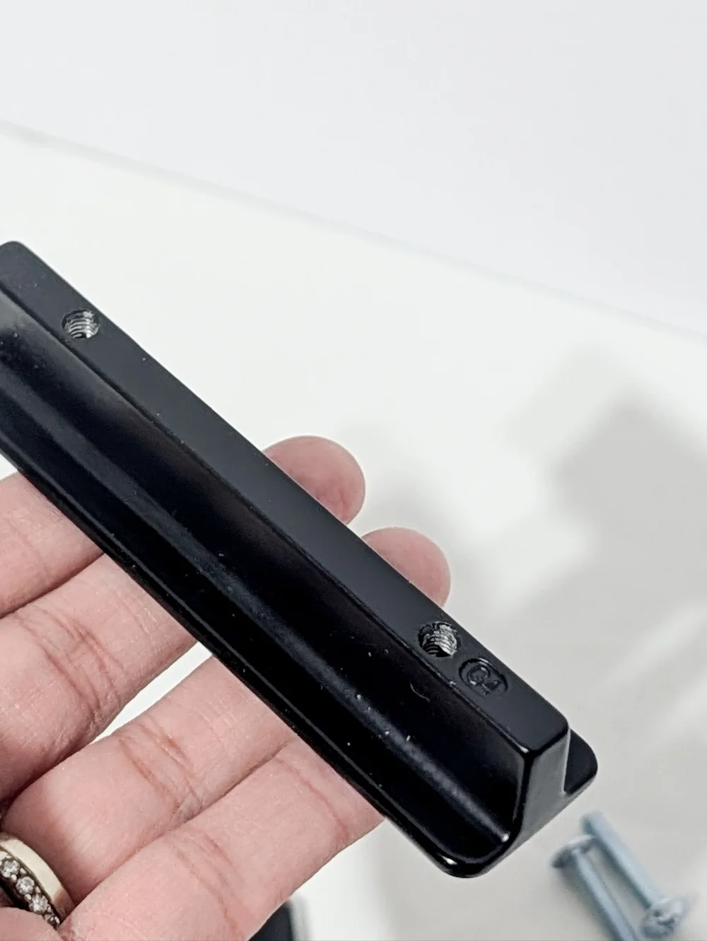 Ikea HACKÅS Handle, Anthracite, 3 15/16 